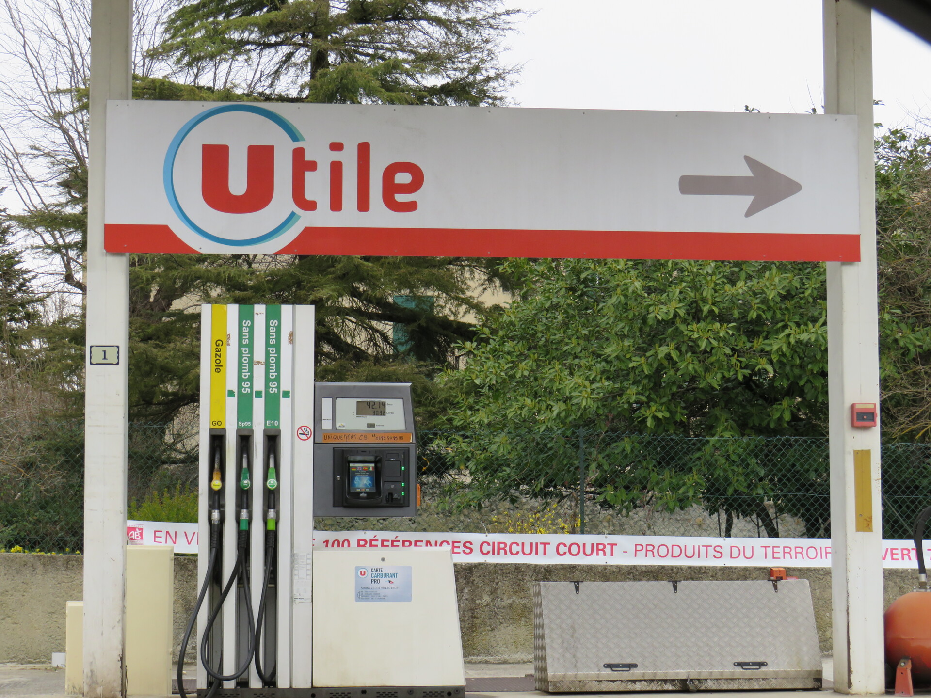 Station essence Utile